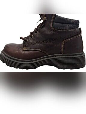 Sketchers Womens Size 8.5 Ankle Combat Boots Brown Vintage Jammers Goblincore